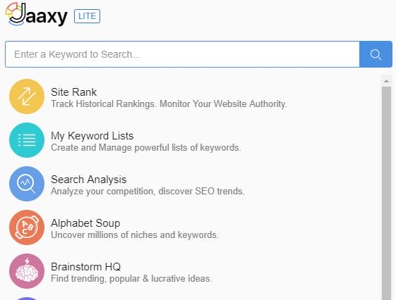 jaaxy keyword tool