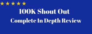 what is 100k shout out about