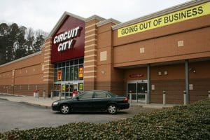 out of business