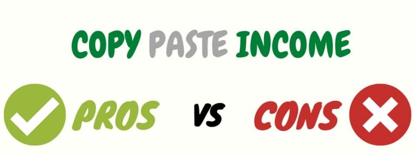 copy paste income review pros and cons