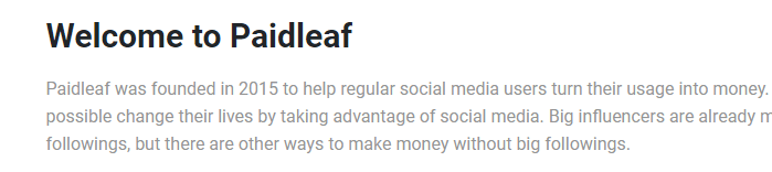 paidleaf about page