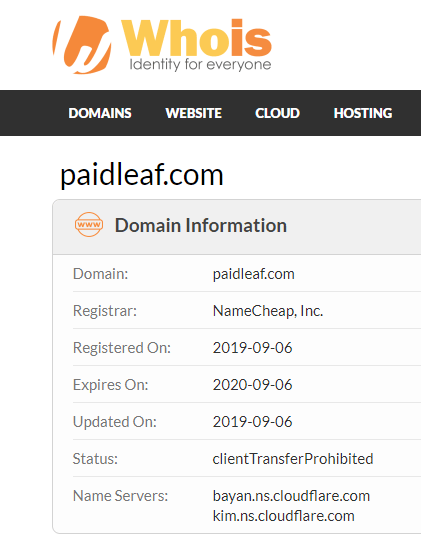 who is data for PaidLeaf