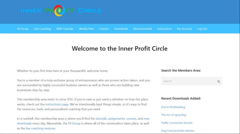 inner profit circle review inside