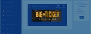 big ticket commissions review