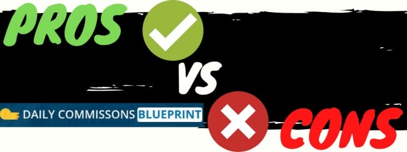 daily commissions blueprint review pros vs cons