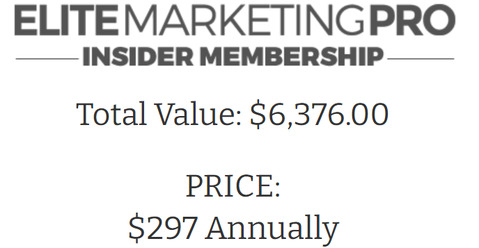 elite marketing pro insider membership fake value price