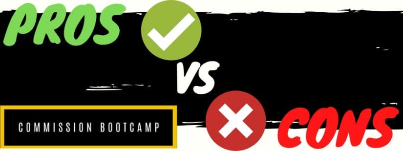commission bootcamp review pros vs cons