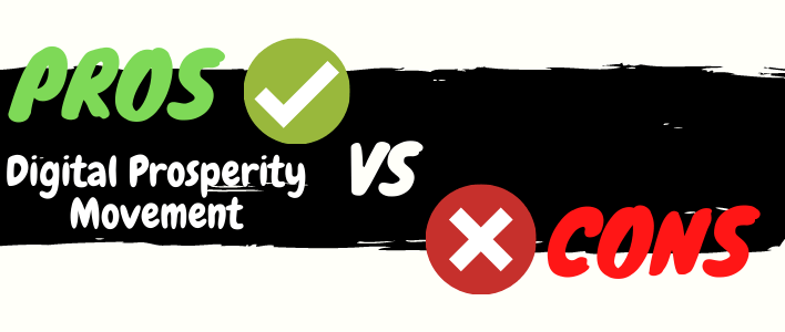 digital prosperity movement review pros vs cons