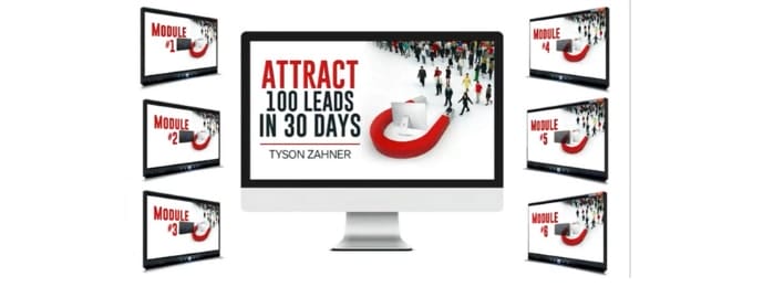 attract a hundred leads in thirty days review inside