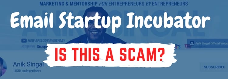 email startup incubator review