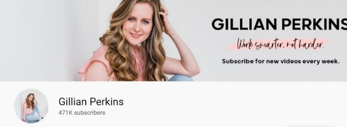 gillian perkins startup society review youtube channel 