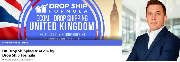 drop ship formula facebook group Simon Vernon
