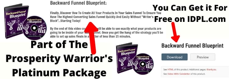 proof that the prosperity warrior's platnimum package PLR products can be downloaded for free