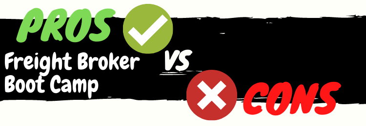 freight broker boot camp review pros vs cons
