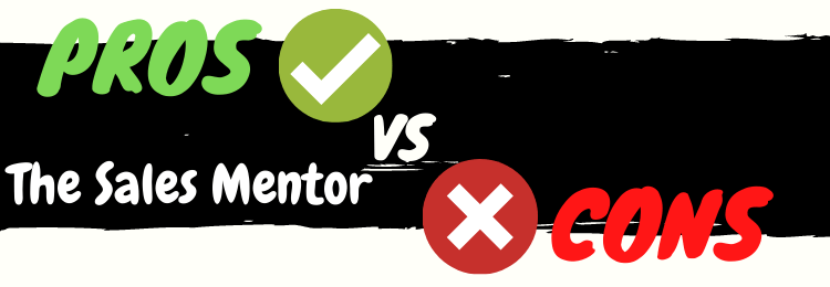 the sales mentor review pros vs cons