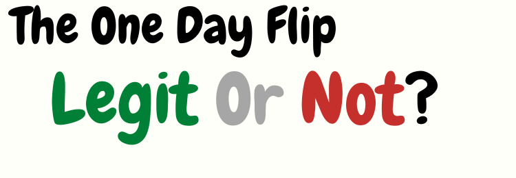 The One Day Flip review legit or not